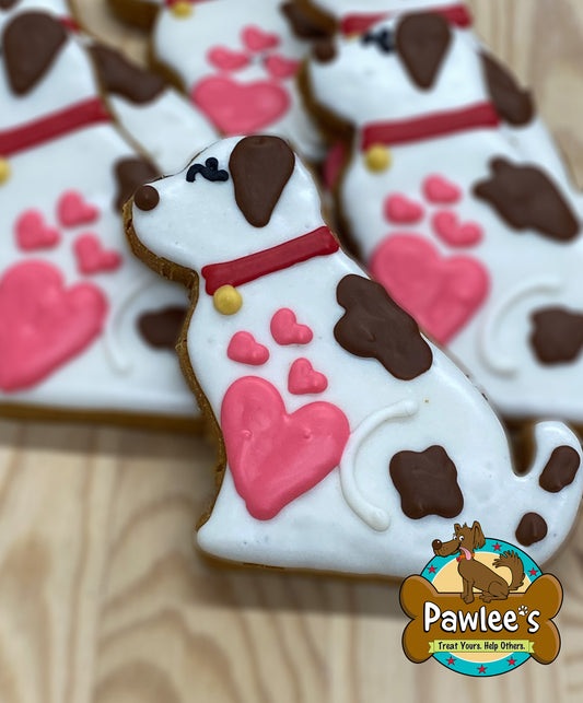 Valentine Doggie Cookie 4/Pack