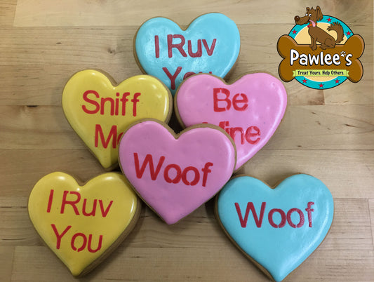 Biscuit Convo Hearts assorti (commande minimum de 6 pièces)