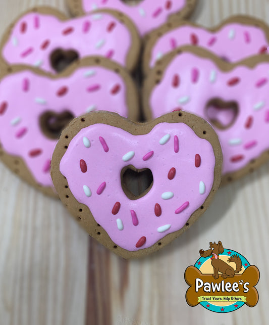 Biscuit Donut Coeur 6/pqt